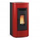 Geventileerde pelletkachel La Nordica Extraflame Klaudia 8kW Bordeaux