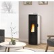 Estufa de pellets La Nordica Extraflame Luisella 5kW estrecha ventilada Burdeos