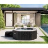 Spa Intex Carbone Bulles et Jets 6 Places Pure Spa