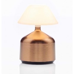Table Light Imagilights Led Maiden Small Conical Sand Bronze