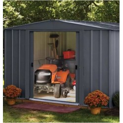 Habrita Metal Garden Shed 313x370xh198 with Double Sliding Door