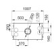 Inserto in legno Bronpi Cairo 90-D Double Face Vision 14kW con presa aria