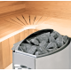 Holl's Eccolo Sauna de 6 plazas Pack completo estufa de 4,5kW y piedras incluidas