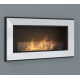 SIMPLEfire Frame 900 Bioethanol Fireplace Black with 1 Window