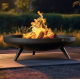 Misa 1000 Steel Fire Bowl Black Infire