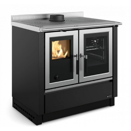 Cuisinière à bois La Nordica Venezia Noir 8kW