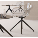Set of 2 Incasso Cristal Vondom Swivel Chairs
