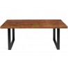 Annette Premium Houten Eettafel 1.95x0.96m Walnoot Kleur