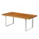 Sophie Premium mesa de jantar de madeira 1.6x0.96m cor de carvalho
