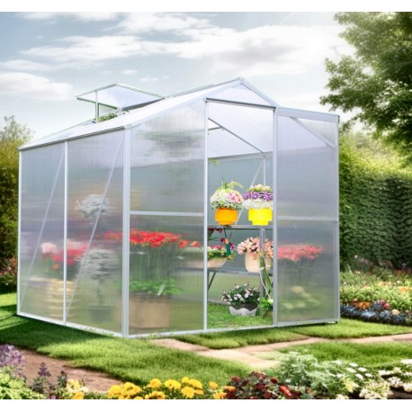 Serra da giardino in alluminio Habrita 2.50m2