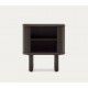 Mesita de noche de madera de fresno oscuro 50x55 Leni VeryForma
