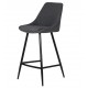 Snack chair en tela gris oscuro y Metal de Ari VeryForma