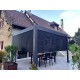 Bioklimatische Pergola 2 Zijgordijnen 10,80 m2 antraciet aluminium Habrita