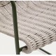Arvin Swirl Stuhl aus beigem Chenille-Stoff und Beinen aus VeryForma-Eichenholz