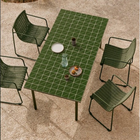 Arvin Swirl Chair in Beige Chenille Fabric and VeryForma Oak Wood Legs