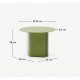 Avin Mesa Auxiliar de Hierro Verde 55cm VeryForma
