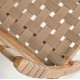 Beli Folding Armchair in solid wood and beige rope VeryForma