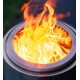 Volcano Large Black RedFire Brazier