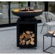 Brasero Brasichic Classic Plus nero piramidale Flamino