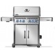 Napoleon Rogue® PRO-S 525 RSIB stainless steel SIZZLE ZONE™ gas barbecue with 6 burners and 1 rear