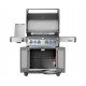 Napoleon Rogue® PRO-S 525 RSIB stainless steel SIZZLE ZONE™ gas barbecue with 6 burners and 1 rear