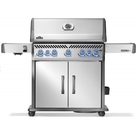 Barbecue gaz Napoleon Rogue® PRO-S 625 RSIB inox SIZZLE ZONE™ 7 avec brûleur latéral et arrière infrarouge