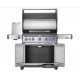 Napoleon Rogue® PRO-S 625 RSIB Edelstahl SIZZLE ZONE™ 7 Gasgrill mit Seiten- und Heckbrenner