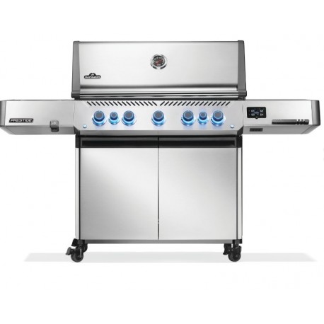 Barbecue gaz Napoleon Prestige® 665 RSIB Connecté SIZZLE ZONE™ 7 brûleurs et 1 arrière