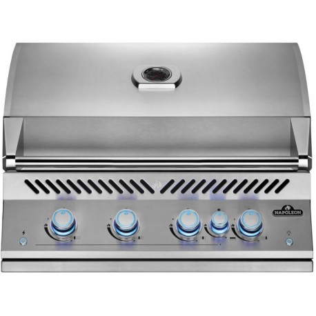 Barbecue gaz Napoleon Encastrable 700 Big 32 avec 4 brûleurs et 1 infrarouge arrière