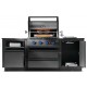 Cuisine extérieure OASISᴹᴰ 105 Napoleon Matte Black Série 700 latéral Sizzle Zoneᴹᴰ