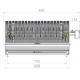 Le Marquier Irissarry Barbacoa de acero inoxidable con asador 78x32
