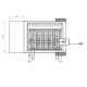 Le Marquier Mendy Black Steel Barbecue with Cart and Rotisserie
