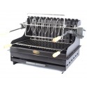 Le Marquier Mendy Barbacoa de acero negro con asador 62x45