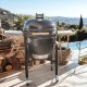 Kamado Monolith One 66 Grill con carrello