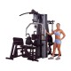 With press Body-Solid G9S Home Gym weight training apparatus