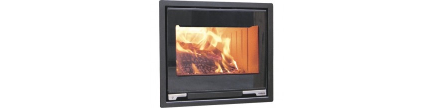 Wood-burning fireplace inserts